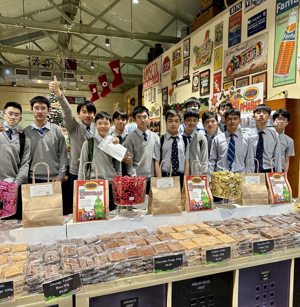 Students at Melbas Chocolates